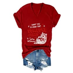 Pofkunb I Want You to Know that Someone Cares Not Me But Someone T-Shirt Funn Shirt
