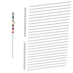 Lobergel Set of 48 Lobergel 8/32 Inch M4 Threaded Rods and Studs, Include 24pcs 12.99