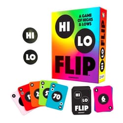 Gamewright - Hi Lo Flip - A Card Game of Highs & Lows, Multicolor, 8 x 6.5 x 1.98 inches