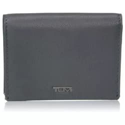 TUMI - Nassau Gusseted Card Case Wallet with RFID ID Lock for Men Grey Texture