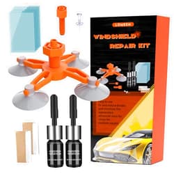 LOMEEN Windshield Repair Kit 2 Pack, High - New Upgrade Efficiency Glass Repair Fluid,Car Glass Repair Kit Windshield for Fixing Chips,Cracks, Bulls-Eye and Star-Shape Cack