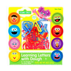 Leap Year Sesame Street Learning Letters with Dough | 8 1-oz Cans of Sesame Street Dough & 26 Letter Molds | Gift for Kids | Fun & Educational