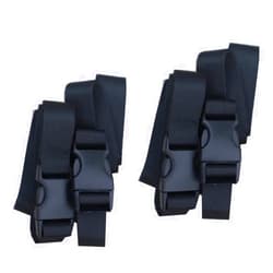 BootYo! PackYo! Utility Straps/Cinch lash Strap with Quick Release Buckle by Mt Sun Gear. Great for Backpacking, air mattresses, Sleeping Bags (Pair)