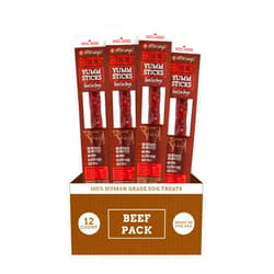 etta says! Yumm Sticks - Real Meat Beef Dog Jerky Treats - Human Grade - Made in The USA (12 Count Pack of 1)