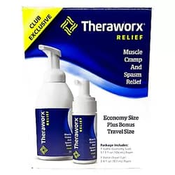 Theraworx Relief Muscle Cramp and Spasm Foam Economy & Travel Pack