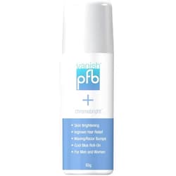 Generic PFB Vanish Razor Bump Stopper Skin Care Treatment with Chromabright Dark Spot Remover 93 grams PLUS Bergman Kelly Travel Size White Tea Body or Tropical Waterfall Lotion 1 oz Bundle