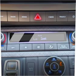 LUWU 2020-2022 Hynudai Palisade Screen Protector Foils Infotainment Display PET Plastic Anti-Scratch 2022 Palisade Climate Touchscreen Protective Film AC Protector 2022 Palisade Accessories 2PCS