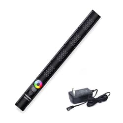 YONGNUO YN360 III PRO with 12V2A AC Adapter 3200K-5600K LED Video Stick Ice Light 2.4G Remote Control Touch RGB Full Color