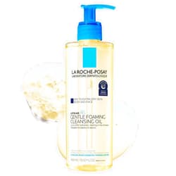 La Roche-Posay NEW Lipikar AP+ Gentle Foaming Cleansing Oil | Gentle Oil Cleanser for Face and Body Formulated with Niacinamide | Long-Lasting 24-hour Hydration | Fragrance-Free & Soap Free
