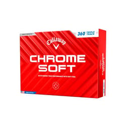 Callaway Golf Chrome Soft Golf Balls (2024 Version, 360 Triple Track, White)