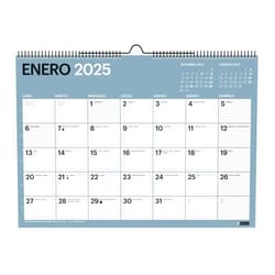 Miquelrius - Chromat 2025 Wall Calendar, A3 Calendar: 420 x 296 mm, with note space, double spiral binding, 9 different interior colours, 2025 calendar, Spanish