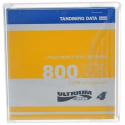 TANDBERG DATA LTO Ultrium 4 Storage Media Tape Cartridge (433781)