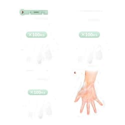 SeaCross 300PCS Plastic Gloves Disposable & Creative Glove Dispenser, One Hand Wear, Thickened Plastic Gloves, Cooking Gloves, Disposable Food Prep Gloves, One Size Fits Most
