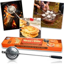 Toas-Tite Sandwich Grill XL, Handheld Panini Press & Sandwich Maker, Cast Aluminum Pie Iron, Portable Hot Pocket & Dessert Cooker, Ideal for Camping, RV, Stovetop, Grill, Campfire, Outdoor Cooking