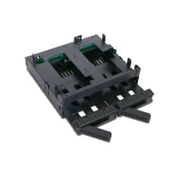ICY DOCK 2 Bay 2.5 SAS/SATA HDD/SSD Mobile Rack Enclosure + Ultra Slim/Slim CD DVD-ROM Optical Drive Slot for 5.25 Bay | ExpressCage MB732SPO-B