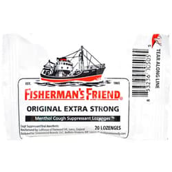 Kusind FISHERMANS FRIEND 20 LOZENGES 10MG ORIGINAL EXTRA STRONG (pack of 4)
