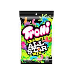 Trolli Sour Brite All-Star Mix Gummi Candy, 4.25 Ounce Bag
