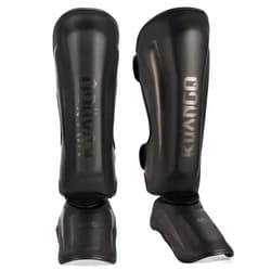 KUANG QUAN Muay Thai Shin Guards, Muay Thai Martial Arts Kicking Leg Instep Protection Pads Sparring Gear,for Kickboxing MMA Training and Sparring,Professional MMA Equipment