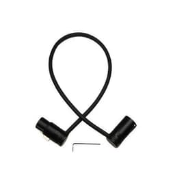Kicada XLR Cable, 1.3FT XLR to XLR Microphone Cable Adjustable Angle Low Profile XLR Male to XLR Female Mic Cable 3 Pin Balanced Shielded Mic Cord, XLR Speaker Cables