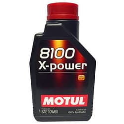 Motul 8100 X-Power 10W-60 Synthetic Oil 1 Liter (106142)