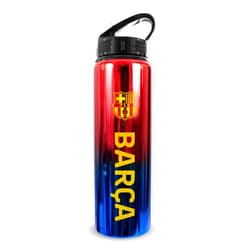 Hy-Pro Officially Licensed F.C 750ml Aluminium UV Bottle | Integrated Folding Straw, Neochrome Finish, Leakproof, Lightweight