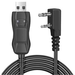 TNP Products TNP FTDI Programming Cable - USB 2 Pin for Baofeng Programming Cable, Btech, Wouxun, Radioddity & Kenwood Two Way Radios - 3 FT Plug and Play, Durable Ham Radio CHIRP Compatible with Windows Mac Linux