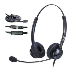 MKJ Headset for Cisco Phones Dual Ear Landline Headset with Noise Cancelling Microphone for Cisco Telephone CP-7821 7841 7941G 7942G 7945G 7960 7961G 7962G 7965G 7971G 7975G 8841 8865 9971