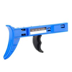Walfront Nylon Ties Gun Fastening Cable Tie Tool Hand Operated Fastening Zip Tie Gun 2.4‑5.0mm Plastic Fastening Cable Tensioner