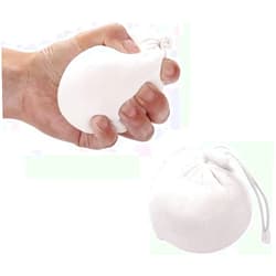 Fuyatina 2 Bags Strong Refillable Chalk Ball, Each Ball has 65 g (2.3 oz) Capacity, Fine Soft for Athletic Chalk Ball Comes Full Good for Rock Climbing, Gym Workouts