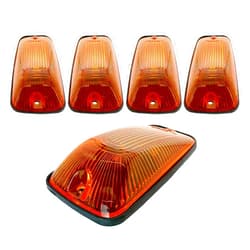 TYK Industries 5 Amber Roof Running Marker Lamp Replacements Compatible with 1988-2002 Chevrolet GMC Trucks