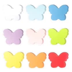 MixTeach 72Pcs Butterfly Cutouts Paper Butterflies 6'' Assorted Color Spring Butterfly Cutout Classroom Decoration Cut-Outs Butterfly Paper Shape for DIY Kids Craft Projects Spring Summer Theme School Party