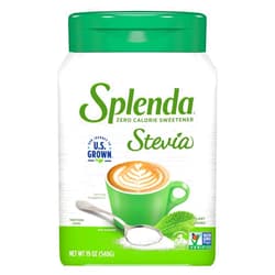 SPLENDA Stevia Zero Calorie Sweetener, Plant Based Sugar Substitute Granulated Powder, 19 oz Jar