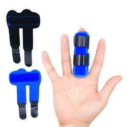 Zinyakon Trigger Finger Splint, 2 Pack of Finger Brace for Straightening, Thumb Splint for Arthritis, Trigger Finger, Broken Finger, Finger Support for Finger Pain Relief