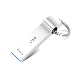 Marryler USB Flash Drive 256GB Waterproof USB Stick High Speed Memory Stick 256GB Ultra Large Storage Metal Thumb Drive with Keychain Design for Laptop Computer Tablet