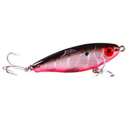 Mirrolure 17MR-909PBG Mirrodine Broken Glass Series Black Bk/Pink/Pkbg 2 5/8in 3/8oz