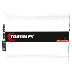Taramp's DS 4000x4 2 Ohm 4000 Watts Rms 4 Channels of 1000x4 Watts Car Audio Amplifier Class D Full Range Crossover Fixed RCA/High Level Input System