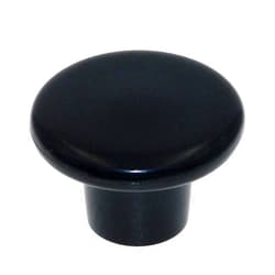 Amerock | Cabinet Knob | Black | 1-1/4 inch (32 mm) Diameter | Everyday Heritage | 1 Pack | Drawer Knob | Cabinet Hardware