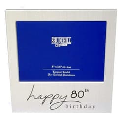Shudehill Giftware Photo Frame, Metal, Silver, 5 x 3.5 in (15 x 9cm)