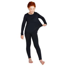 LAPASA Boys Thermal Underwear Set Fleece Lined Long John Base Layer Top & Bottom Ski Winter Extreme Cold B03