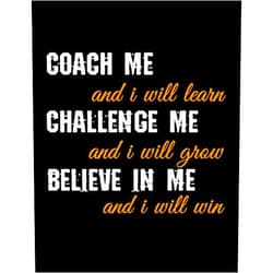 Basketball Edition Coach Me And I Will Learn Challenge Me And I Will Grow Believe In Me And I Will Win: Basketball Coach Playbook | 102 pages, 8.5x11 inches | Gift idea for your basketball coach