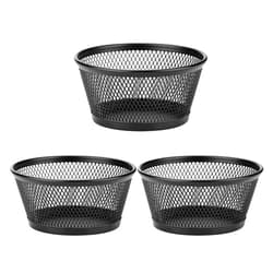 MaxGear (BUNDLE OF 2 SETS) Paper Clip Holder Mesh Paper Clip Holders Paperclip Holders Paper Clip Dispenser for Desk Paper Clip Organizer Office Binder Clip Holder / Pen Holder