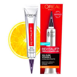 L'Oreal Paris Revitalift 10% Pure Vitamin C Face Serum, Brighter Skin, Reduced Wrinkles, Fragrance Free 1 0z.