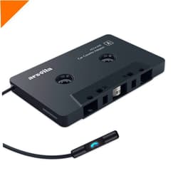 Arsvita Car Audio Bluetooth Cassette Receiver, Tape Player Bluetooth 5.0 Cassette Aux Adapter