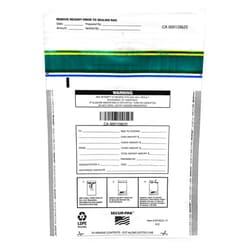 Secur-Pak Deposit Bags - Pack of 100 - Bill Capacity, 1,000 - Premium, Level 4 Security Tamper Evident, White Security Bags - Self Sealing, Opaque 2.5 Mil Plastic - 9
