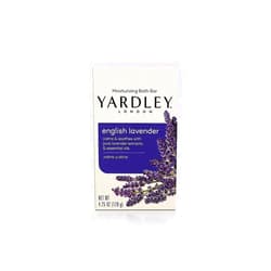Yardley London English Lavender with Essential Oils Soap Bar, 4.0 Ounce (Pack of 2)