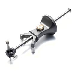 Hotorda Wood Scribe Tool Wheel Marking Gauge Adjustable Linear Arc Dual-purpose With 180mm Sliding Mark Scraper Aluminum DIY Wood Working Scribe Drawing Tool for drawing parallel lines aec circles