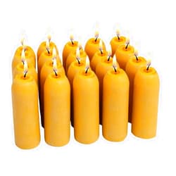 UCO 12-Hour Natural Beeswax Long-Burning Candles for UCO Candle Lanterns and Emergency Preparedness, Made in USA