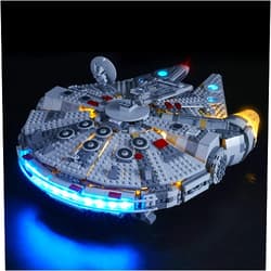 GEAMENT LED Light Kit Compatible with Lego 75257 The Rise of Skywalker Millennium Falcon Starship Building Model (Model Set Not Included)