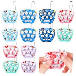 Homaisson Video Game Party Favors: Video Game Keychain, Multi Colors Gamer Party Supplies, Video Game Party Decor, Gift Ideal for Kid (12PCS-F)