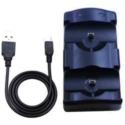 Generic for Sony Playstation3 PS3 Move Controller Dual USB Charger Charging Dock Station